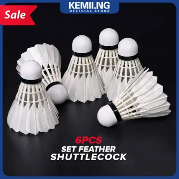 Badminton Set with 7pcs Shuttlecocks Badminton Rackets for Students  Professional Training Fitness