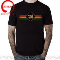 Vintage Africcan Rasta Lion Session T Shirt Camiseta Retro Rastafari Lion T-Shirt Homme Jamaica Judah Lion King Tee Shirt Hombre