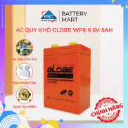 Ắc quy khô GLOBE WP5-6 6V-5AH Bình ắc quy khô 6v cho xe điện trẻ em đèn