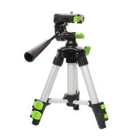 Huepar Aluminum Portable Adjustable Tripod for Laser Level Camera with 3-Way Flexible Pan Head Bubble Level 14"-20 Screw Mount