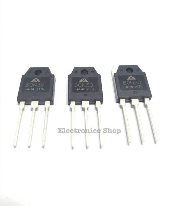 ไดโอด60n30-60a300vความถี่สูง-diode-60n30-60a300v-to-3p-1ชิ้น-อะไหล่เครื่องเชื่อม-อะไหล่แผงวงจรเครื่องเชื่อม