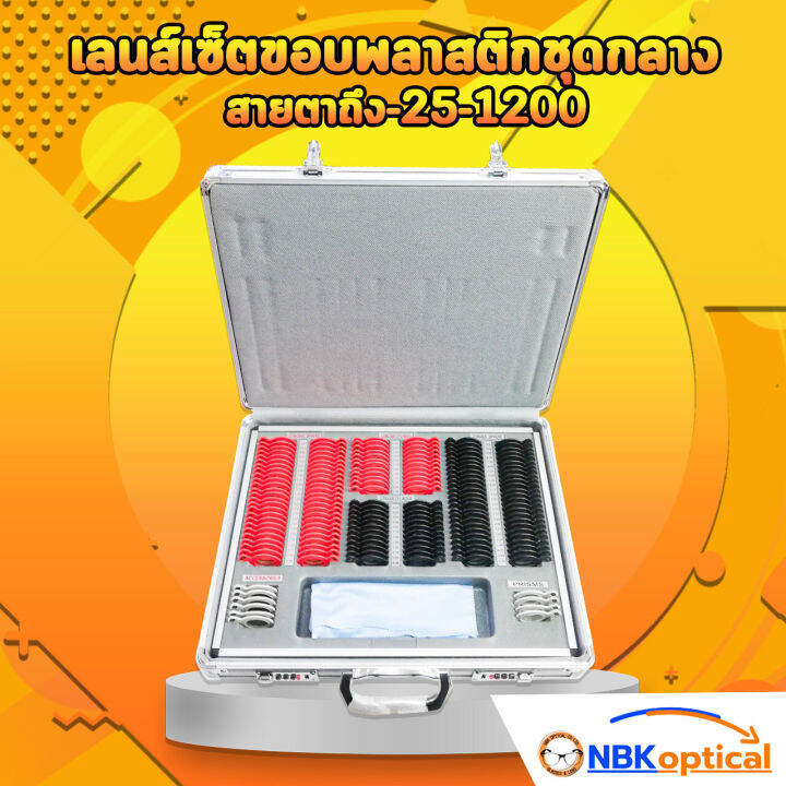 เลนส์เซ็ตขอบพลาสติก-กลางสายตาถึง-25-1200-พร้อมส่ง