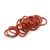 10pcs Thickness(CS) 1mm Red Silicone O-Ring OD 5-46mm Food Grade Sealing Ring ID 3-44mm Waterproof And Insulated Gas Stove Parts Accessories