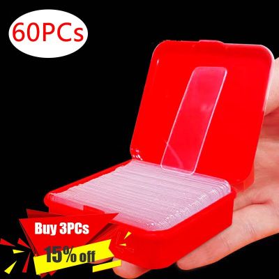 60Pcs/Box Double Sided Nano Tape Transparent Non-marking Strong Adhesion Tapes Easy To Cut High-adhesive Double Faced Tapes Adhesives  Tape