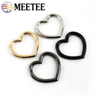 10/20Pcs 20/25/30/35/40mm Heart Ring Metal Buckles Bag Strap Adjust Hook Webbing Connection Buckle O Rings Clasp Sew Accessories