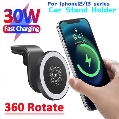 Wireless charger car fast charger for iphone 13 pro max Magnetic car charger Stand Holder Phone Charging For iphone 12 Series