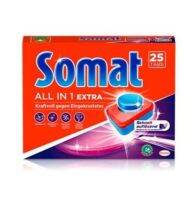 Somat All in 1 Extra โซแมท ออล อิน วัน เอ็กต้าร์ ผลิตภัณฑ์ทำคสามสะอาดจาน 450กรัม