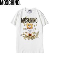 moschino เสื้อยืดคอก ลมแขนสั้นผ้าฝ้าย uni