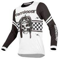 FASTHOUSE เสื้อดาวน์ฮิลล์เสื้อเจอร์ซีย์นักปั่นปลอกแขนเสื้อขี่จักรยาน MTB เสื้อเสื้อผ้าจักรยาน Mtb เสือภูเขาเสื้อยืดจักรยานยนต์วิบากเจอร์ซีย์