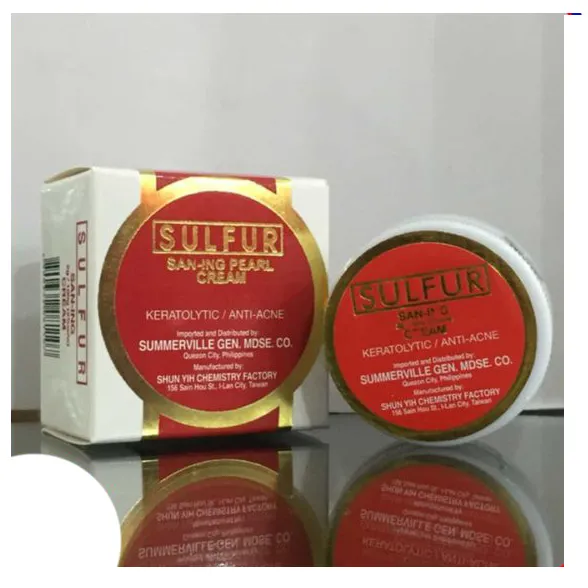 San ing cream sulfur cream round 12g face cream Lazada PH