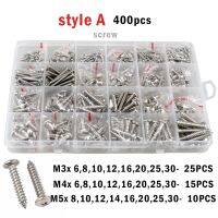 ∏❐♚ 380-1810pcs M1.2 M1.4 M1.7 M2 M3 M4 304 Stainless Steel Small Phillips Pan Cross Round Head Self-tapping Screws Wood Screw Set