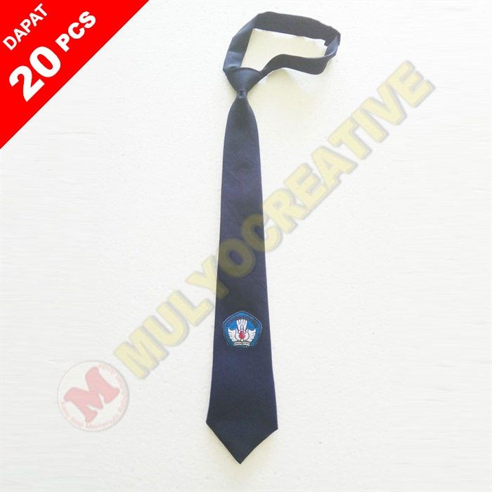 Dasi Sekolah SMP Custom Dasi SMP Dasi Nama Sekolah Custom / 20pcs