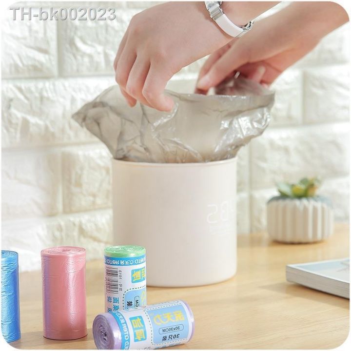 30pcs/roll Thicken Desktop Small Garbage Bags Household Car