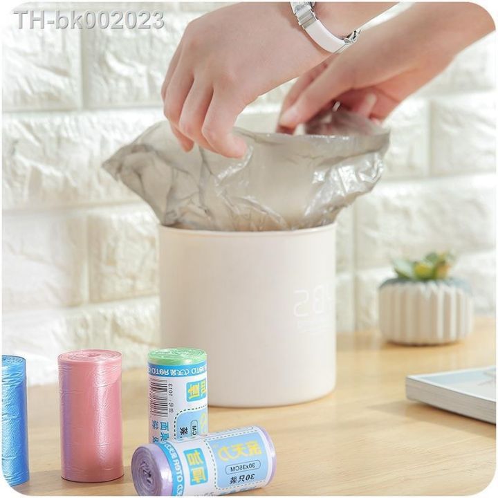 30pcs/roll Thicken Desktop Small Garbage Bags Household Car Mini