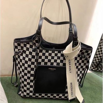 MLBˉ Official NY Large-capacity high-quality trendy tote bag womens summer 2022 new portable one-shoulder mother bag student bag