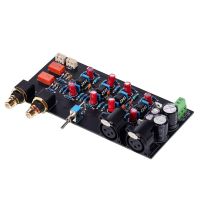 Balanced XLR Unbalanced RCA Single-Ended To Balanced Output Preamp JRC5532 OP AMP Stereo Preamplifier Board อุปกรณ์เสริม