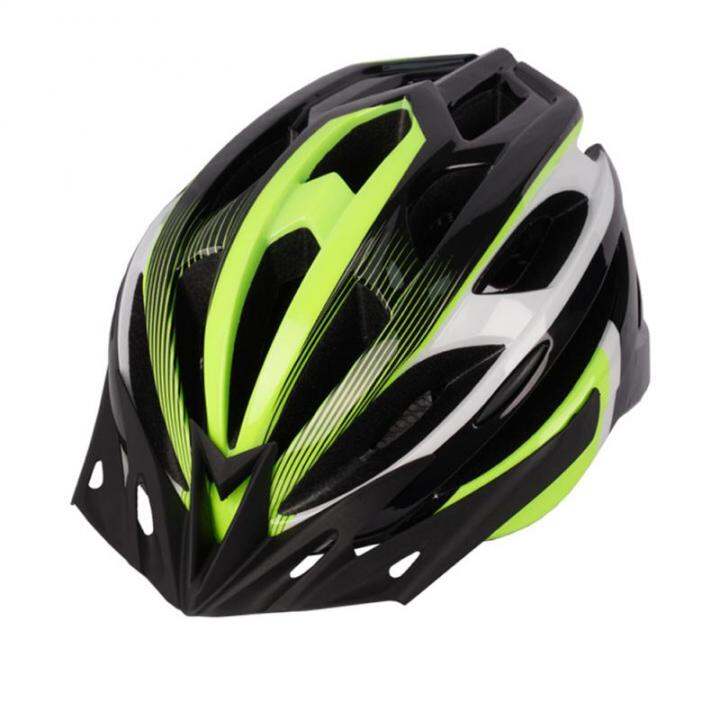 ultralight-หมวกกันน็อคจักรยานพร้อมไฟท้าย-led-แบบถอดได้-mountain-road-bike-riding-safety-anti-collision-cap-sports-gear-helmet