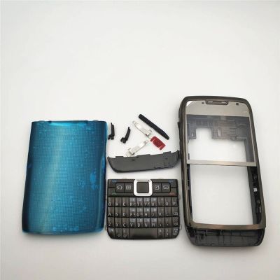 ฝาหลังปิดโทรศัพท์กรอบโทรศัพท์มือถือที่สมบูรณ์เต็มรูปแบบใหม่สำหรับ Nokia E71 + ปุ่มกด