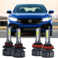 ชุดไฟสปอร์ตไลท์ Led สําหรับ Honda Civic 2016-2019 2020- H8 4 ชิ้น รับประกัน 10 เดือน