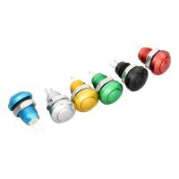 8mm Mini Colored Waterproof Push Button Switch Self Resetting 1A/250AC Motorcycle Computer Modification