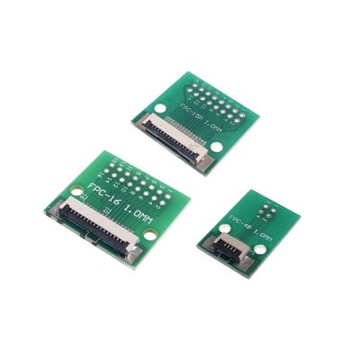 1PCS FFC / FPC Adapter Board Flip Type 1.0MM To 2.54MM Soldered Connector 4/6/8/10/12/14/16/20/24/30P