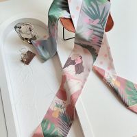 ★New★ Girls Dream Designer Original Double-sided Small Silk Scarf Scarf Strip 2023 Spring and Summer New Products Cartoon Cute Ribbon