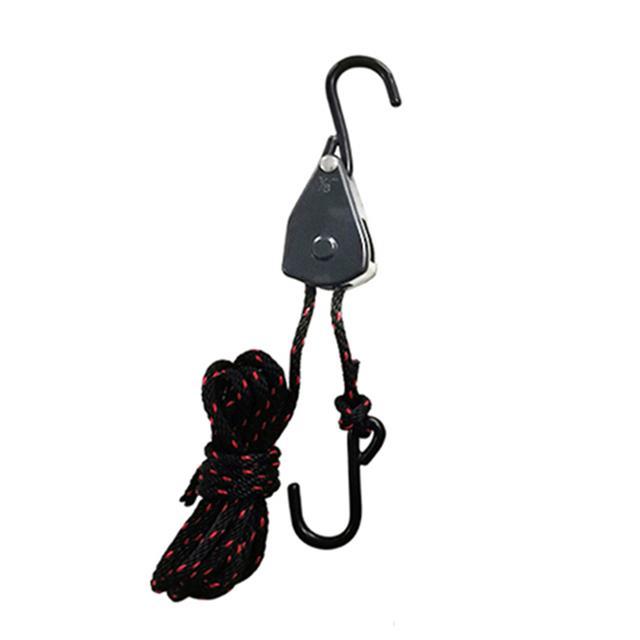 yf-1-8-1-4-3-8-inch-adjustable-lanyard-hanging-rope-clip-for-tent-fan-lamp-pulley-ratchet-hanger-lifting-hook