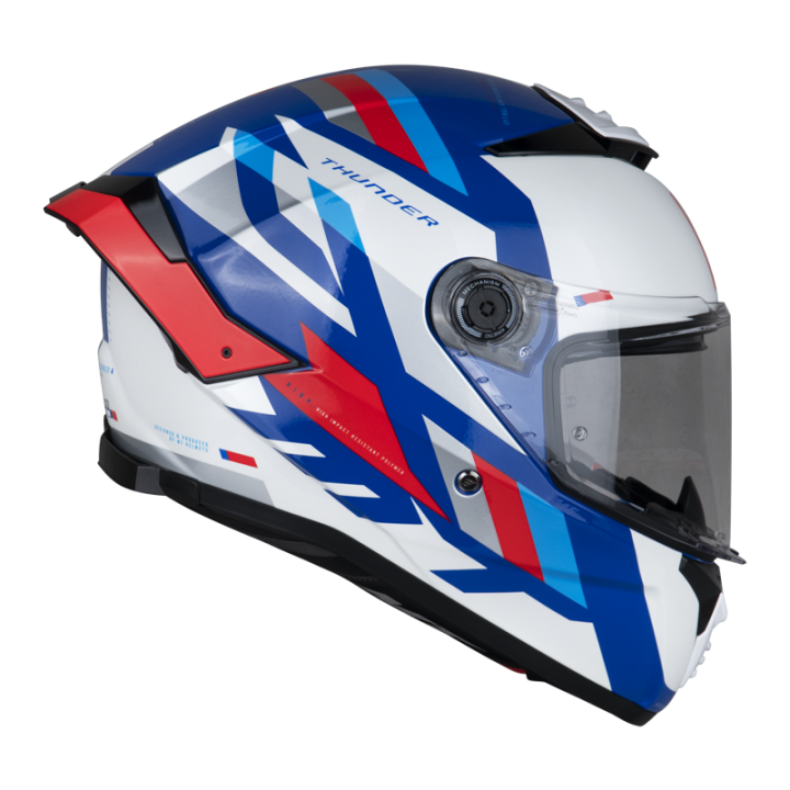 MT Thunder 4 SV GD - ERGO Full Face Dual Visor Helmet (Free Clear Visor ...