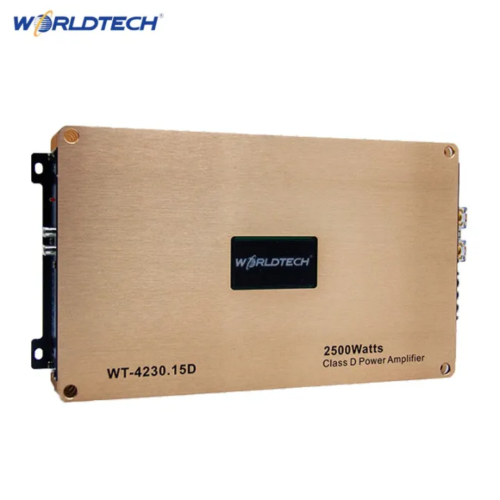ยอดฮิต Worldtech รุ่น WT4230.15D เพาเวอร์แอมป์,แอมป์ขยายเสียง (Car
