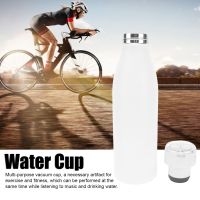 TWS Bluetooth Headset Water Cup 600ml Stainless Steel Vacuum Bottle for Sports Outdoor