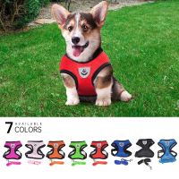 【jw】☇✲ Adjustable Dog Harness Walking Lead Leash Small Dogs Collar Mesh Chest Supplies