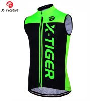 X-Tiger เสื้อกั๊กเสื้อเจอร์ซีย์นักปั่นแขนกุดฤดูร้อนเสือ MTB เสื้อเจอร์ซีย์จักรยานเสือภูเขาเสื้อแข่งเสื้อผ้าปั่นจักรยาน