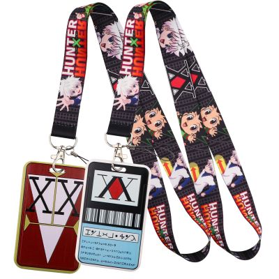 【CW】 HUNTER×HUNTER Neck Lanyard for Keys Keychain Badge Holder ID Credit Card Pass Rope Accessories