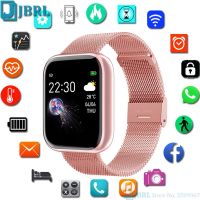 Fashion Full Touch Digital Watches Women Men Electronic WristWatch Ladies Digital Hours Android IOS Waterproof Fit Watch Mens