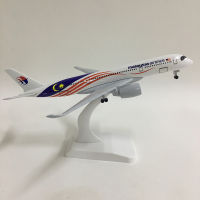 JASON TUTU 20cm Plane 1:300 Diecast metal plane model toy Malaysia Airlines airplane model airbus 350 aircraft model for assembl