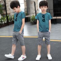 ◎►✚ 2022 summer Teenager Boys Clothes Casual Outfit Kids Tracksuit Child t shirt shorts hot pant 4 5 6 7 8 9 10 12 11 13 14 Year