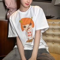 COD GFYO Wu Xin Lin Yun with NARA joint neutral capsule NOWAR printed short-sleeved T-shirt womens cotton loose top summer