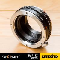 K&amp;F MAF-FX Adapter แปลงเลนส์ Minolta AF / Minolta A เพื่อเอามาใส่กล้อง Fuji Mirrorless ได้ทุกรุ่น ( Lens mount adapter Mount MAF For Fuji ) ( เมาท์แปลง อแดปเตอร์ ) ( MAF-FX / MAF-X ) ( MAF FX / MAF X ) ( Geekster )