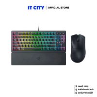 RAZER MOUSE DEATHADDER V3 ซื้อคู่ RAZER KEYBOARD ORNATA V3 TKL LOW PROFILE GREEN SW-TH (2Y)