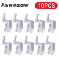 10pcs Universal LED Inner Hinge Lamp Cabinet Induction Lights Wardrobe Cupboard Sensor Lights Bedroom Kitchen Closet Night Lamp