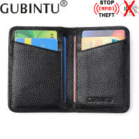 Porte Carte Cardholder Door For ID Bank Credit Business Card Holder RFID Men Wallet Purse Case Male Genuine Leather Bag Kashelek Card Holders