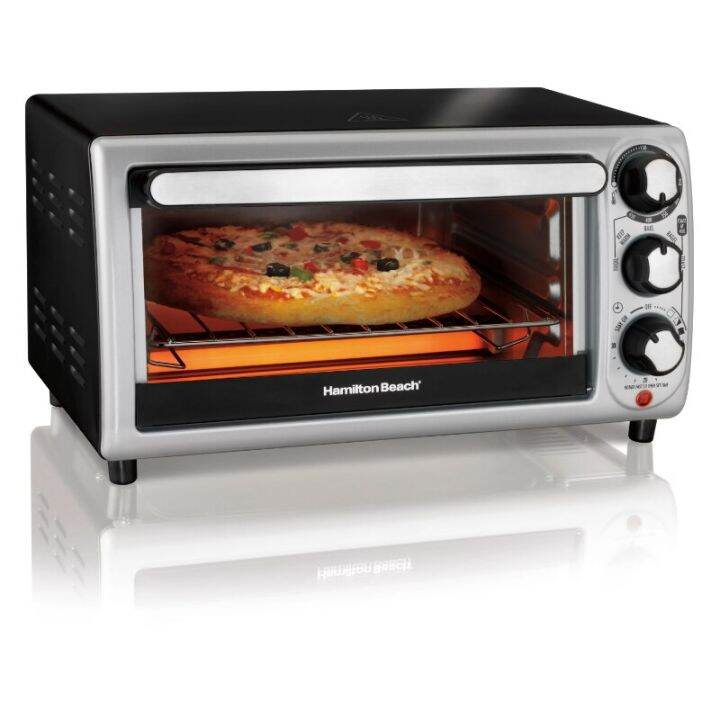 Hamilton Beach 4 Slice Toaster Oven, Silver, 31142 Lazada PH
