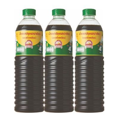 สินค้ามาใหม่! ภูเขาทอง ซอสปรุงรส ฝาเขียว 1 ลิตร x 3 ขวด Golden Mountain Sauce Green 1Lx3 ล็อตใหม่มาล่าสุด สินค้าสด มีเก็บเงินปลายทาง