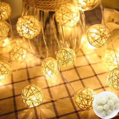Kayu Lampu Tali Peri Tanaman Rambat LED Dekorasi Garland Rumah Pohon Natal Dekorasi Perlengkapan Pesta Pernikahan