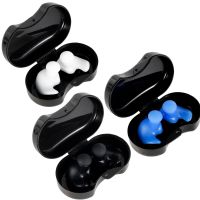 3 Pairs Swimming Ear Plugs Reusable Silicone Waterproof Soft Earplugs with Storage Box Ear Protection for Swimming Water Sports Accessories Accessorie