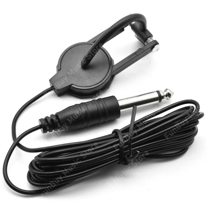 clip-on-pickup-for-acoustic-guitar-ukulele-violin-with-2-5m-cable-compact-professional-pickup-guitar-accessories