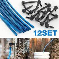 Morris8 6/12Set Maple Syrup Tree Tapping Kit Sap Dropper Taps Set Tap Filter Collection Tubes Home Garden Branch Pruning Tool