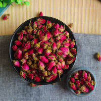 Chinese Flower Tea Red Rose Bud Tea Aroma Floral Herbal Dry Flowers Blooming Tea