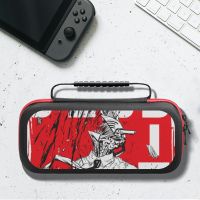 Chainsaw Man Warrior Game Accessories Anime Pochita Japan Cool Storage Bag For Nintendo Switch Multi Purpose Travel Carry Case Cases Covers