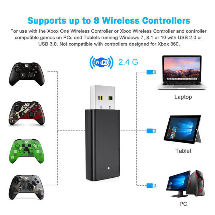 Xbox One 2nd Generation USB Wireless Adapter PC Wireless Adapter for ...